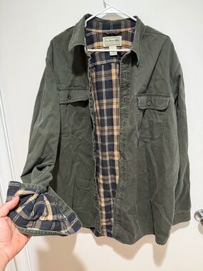 LLbean button down flannel